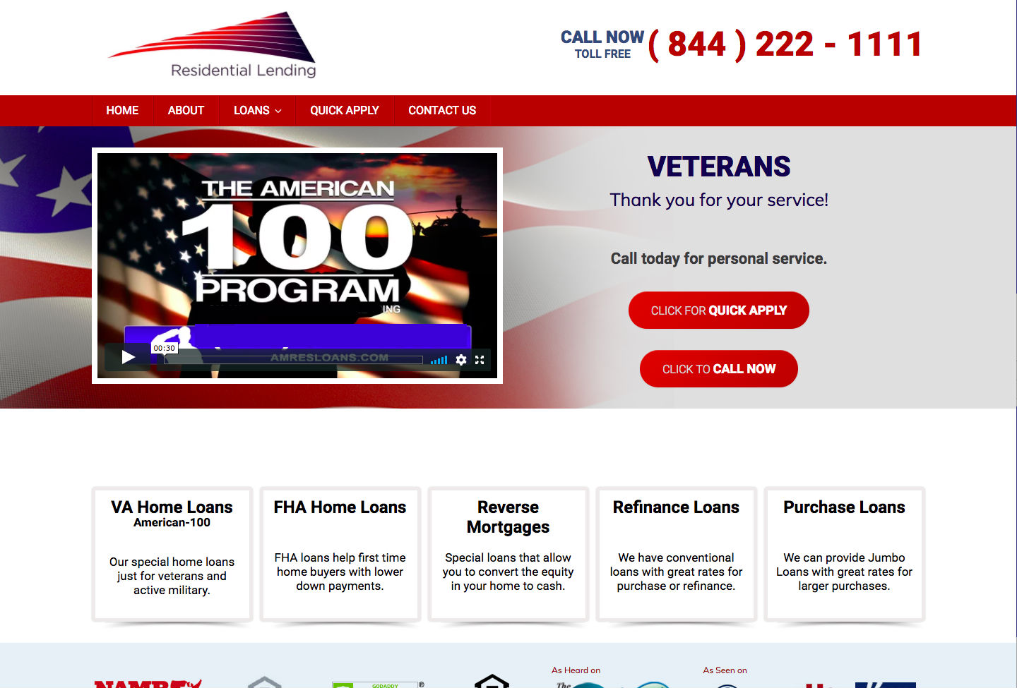Local Mortgage Lending Website